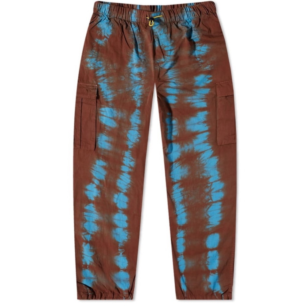 Brain Dead Men's Zebra Dye Flight Pant in Brown Multi size - M